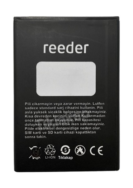 Reeder P13 Blue Maxl 2022 Batarya Pil HB001 fiyatları