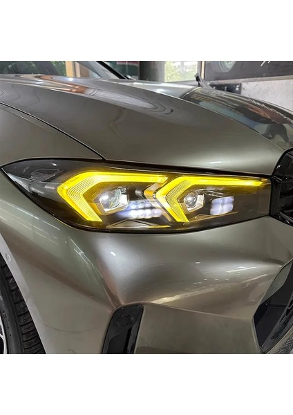 Bmw G20 3 Serisi 2022-2025 Model Araçlar Için Yellow (Sarı) Drl LED Angel