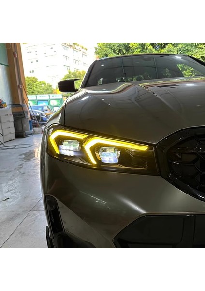 Bmw G20 3 Serisi 2022-2025 Model Araçlar Için Yellow (Sarı) Drl LED Angel