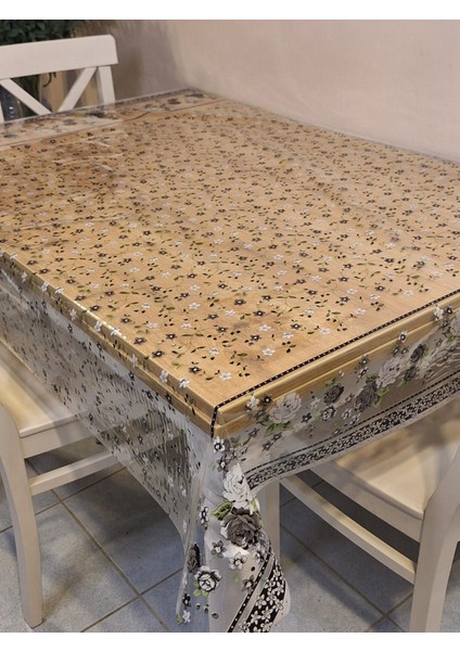 Şeffaf 0.018 mm Pvc Muşamba - Desenli Silinebilir Şeffaf Masa Örtüsü modelleri