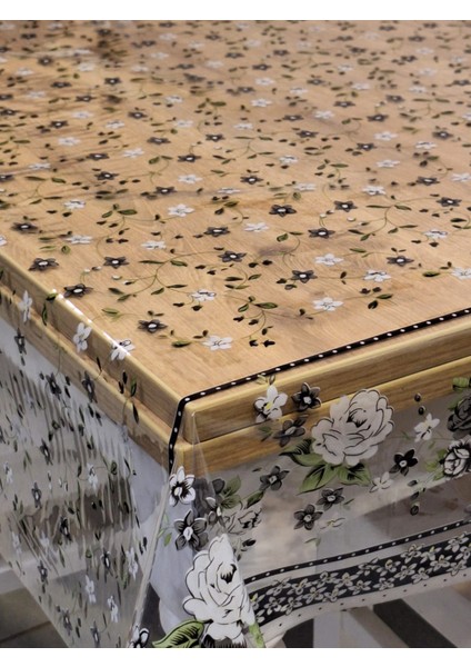 Şeffaf 0.018 mm Pvc Muşamba - Desenli Silinebilir Şeffaf Masa Örtüsü fırsatları