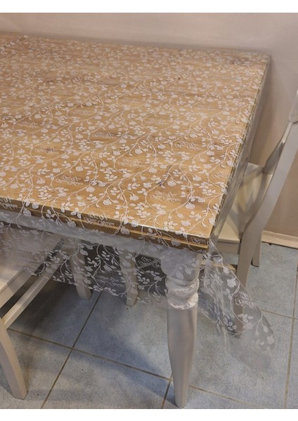 Şeffaf 0.018 mm Pvc Muşamba - Desenli Silinebilir Şeffaf Masa Örtüsü