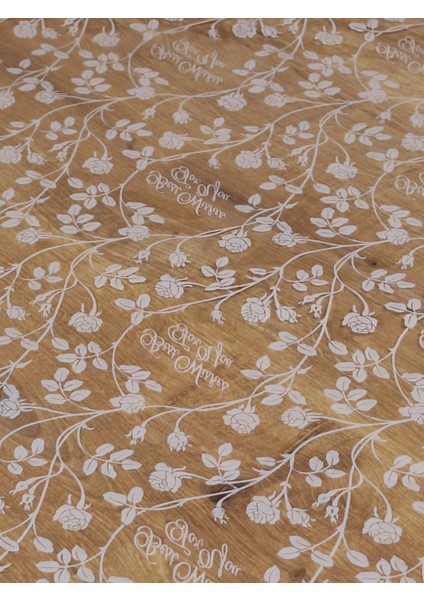 Şeffaf 0.018 mm Pvc Muşamba - Desenli Silinebilir Şeffaf Masa Örtüsü indirimleri