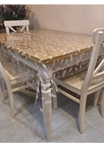 Şeffaf 0.018 mm Pvc Muşamba - Desenli Silinebilir Şeffaf Masa Örtüsü
