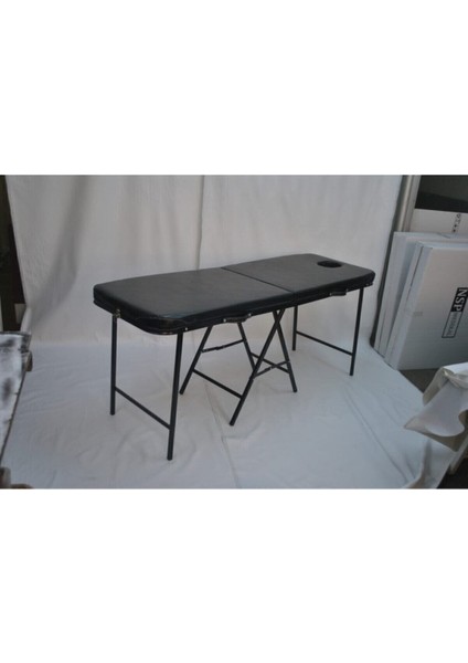 Şık Siyah Masaj Masası, Konfor ve Kaliteyle Uzunluk 100-200 cm, Genişlik 60-75 cm fiyatları