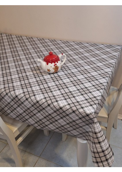 Kaydırmaz Tabanlı Pvc Muşamba - Desenli Silinebilir Masa Örtüsü