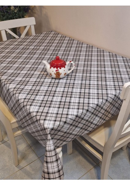 Kaydırmaz Tabanlı Pvc Muşamba - Desenli Silinebilir Masa Örtüsü fırsatları