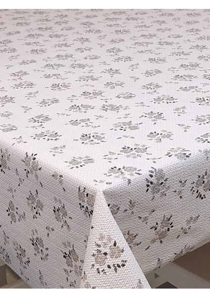 Kaydırmaz Tabanlı Pvc Muşamba - Desenli Silinebilir Masa Örtüsü