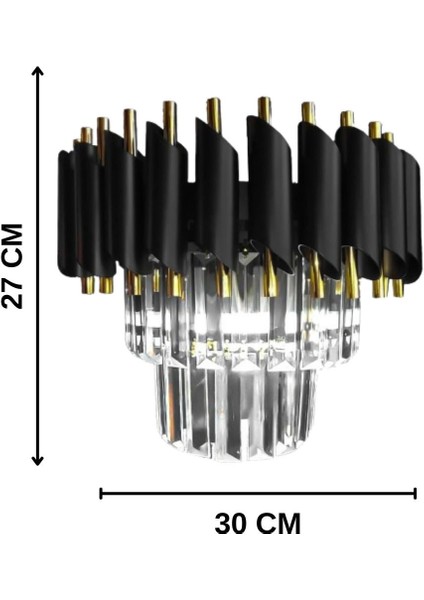 Kablosuz Pilli Kristal Taşlı Modern Aplik Serisi - Yatak Odası - Salon - Hol - Mutfak modelleri