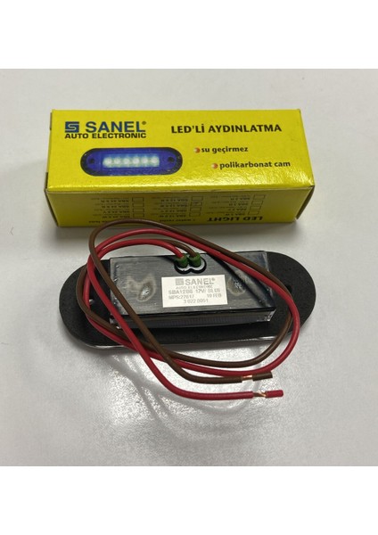 Basamak Aydınlatma 12V 6 LED Beyaz