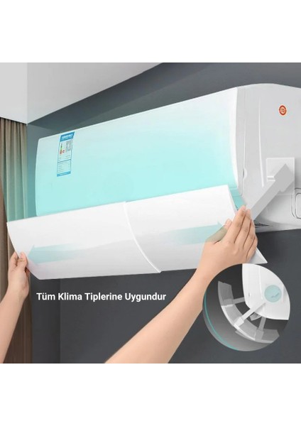 Hava Çarpma Önleyici Hava Yönlendirici Hava Dağıtıcı Ayarlanabilir Split Klima Aksesuarı