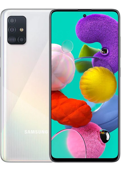 Yenilenmiş Samsung Galaxy A51 128 GB Beyaz Cep Telefonu (12 Ay Garantili) - C Kalite