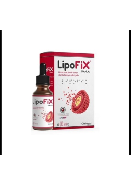 Lipofix Çocuk ve Yetişkin DEMİR TAKV İYESİ Oral Demir Damla 30ML