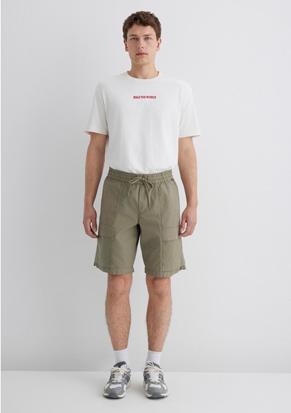 Yeşil Kargo Şort 0410269-86961 fırsatları