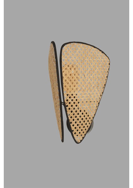 Ege 2 Li Siyah Rattan Aplik modelleri