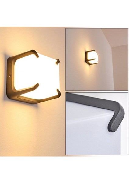 Octopus 18 Watt Beyaz Işık Ledli Dış Mekan, Nemli Alan, Balkon, Banyo, Teras, Bahçe, Veranda Apliği modelleri