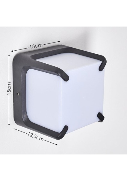 Octopus 18 Watt Beyaz Işık Ledli Dış Mekan, Nemli Alan, Balkon, Banyo, Teras, Bahçe, Veranda Apliği