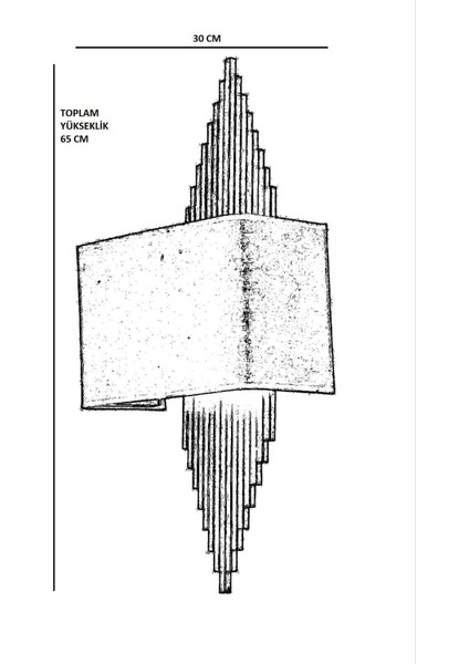 Hande Siyah Dikdörtgen Siyah Abajurlu Aplik fırsatları