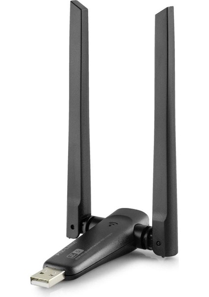 USB Wıfı Adaptor AC600 2.4ghz&5ghz RTL8811CU Wifi5 Siyah UAC21D