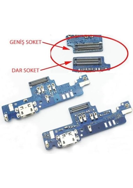 Xiaomı Redmi Note 4x Şarj Soket Bordu (Geniş Soket)