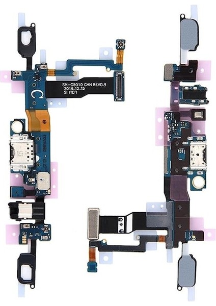 Sm Galaxy C5 Pro C5010 Şarj Soketi Tuş Bord Flimi