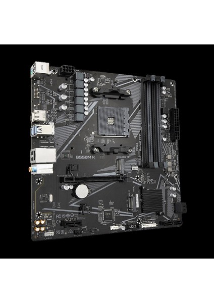 Gıgabyte B550M K, Rev.1.0, 4xddr4, 2xm.2, Dp, Hdmı, Am4 Soket Anakart