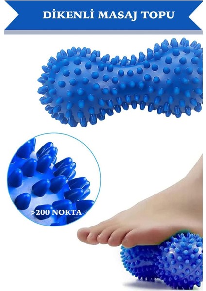 Dikenli Masaj Topu Duyu Uyarıcı El Ayak Vücut Egzersiz Topu Fizik Tedavi Evde Masaj fiyatları