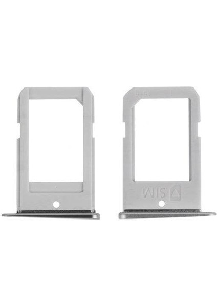 Galaxy S6 Edge G925 Sim Kart Kapağı-Gri