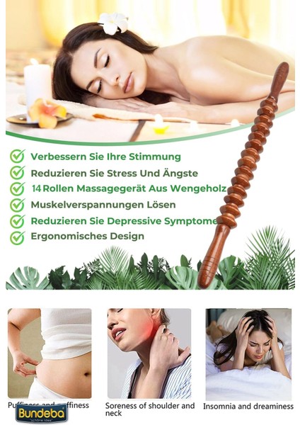 Ahşap El Rulosu Masaj Aleti Tetik Noktası Masaj Çubuğu Selülit, Vücut Terapisi Masaj Cihazı fiyatları