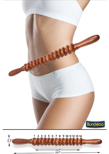 Ahşap El Rulosu Masaj Aleti Tetik Noktası Masaj Çubuğu Selülit, Vücut Terapisi Masaj Cihazı indirimleri