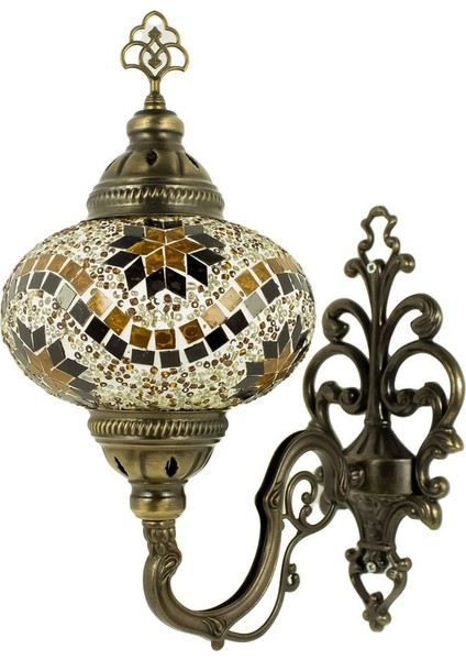 Mozaik Aplik Otantik Gece Lambası El Yapımı Mozaik Bahçe Aplik modelleri