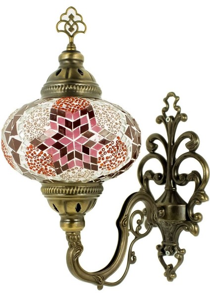 Dekoratif Aplik Mozaik Lamba Duvar Lambası modelleri