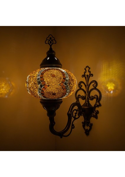 Otantik Mozaik Aplik Dekoratif Mozaik Lamba
