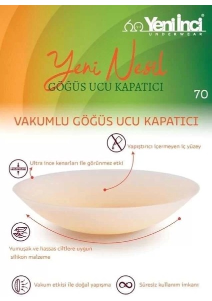 Vakumlu Göğüs Ucu Kapatıcı