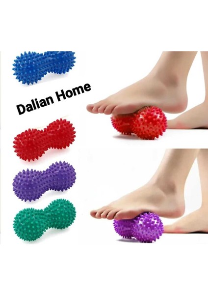 Dikenli Ayak Sırt Masaj Topu Vücut El Duyu Egzersiz Masaj Topu