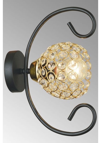 Siyah Kelebek Kristal Modern Aplik fiyatları