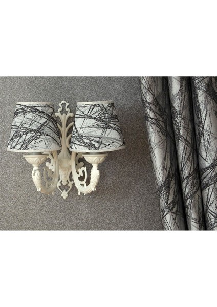 Bush Ikili Aplik Krem-Gri Desenli fiyatları