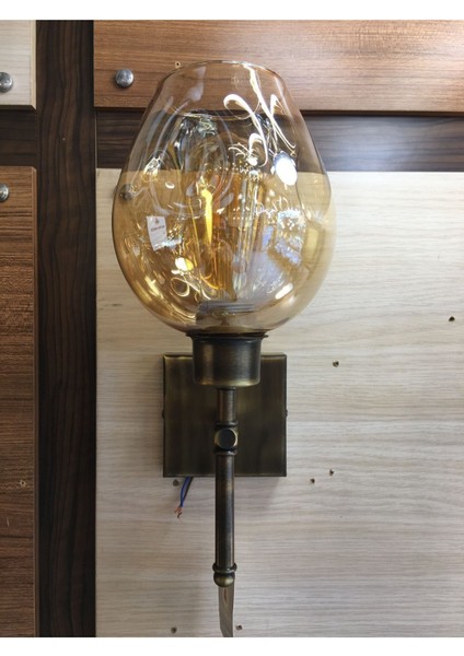 Gamzeli Cam Aplik - Eskitme Kasa - Bal Veya Füme Renkli fiyatları