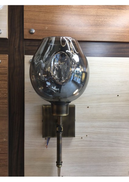 Gamzeli Cam Aplik - Eskitme Kasa - Bal Veya Füme Renkli indirimleri