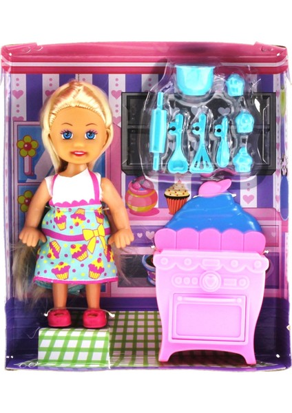 Kampanya Estevia Cute Doll Mini Bebek Mutfak Oyun Seti Yeni!!! modelleri