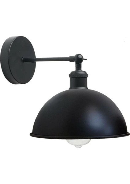 Mylights Mat Siyah Duvar Aplik Hareketli Başlık