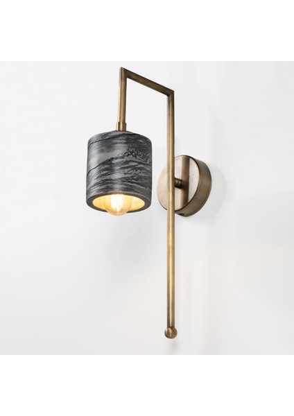 Siyah -Bronz Duvar Apliği