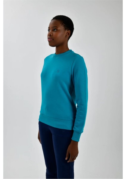 Kadın Sol Göğsü Logo Detaylı Sweatshirt fiyatları