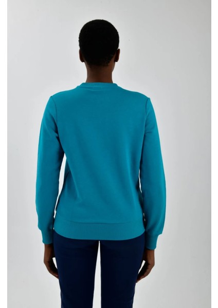 Kadın Sol Göğsü Logo Detaylı Sweatshirt modelleri