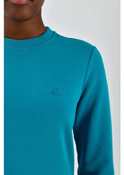 Kadın Sol Göğsü Logo Detaylı Sweatshirt fırsatları