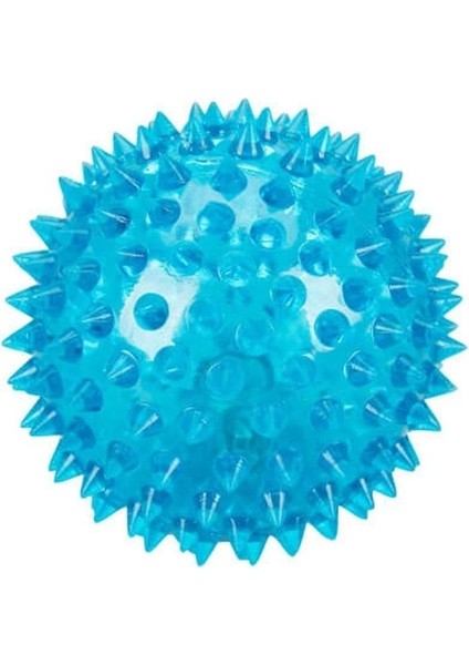 Yumuşak Dikenli Duyu Topu Kauçuk Dikenli Top 9 cm Mavi