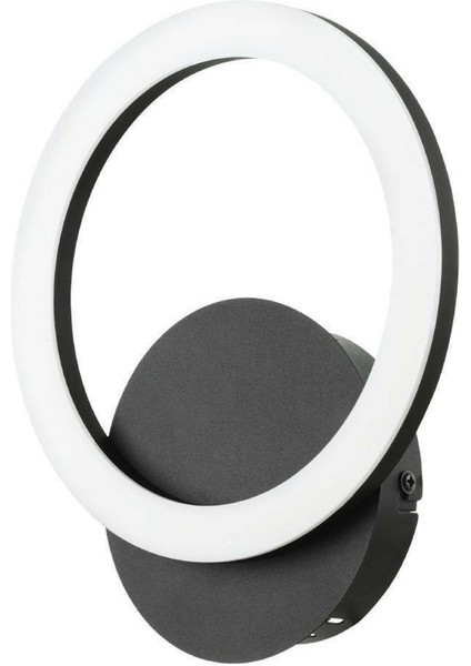 900324 Iç Mekan " Parrapos-Z " Siyah Renk Dökme Çelik LED Duvar Lambası IP20 Max: 12W En: 20 cm fiyatları