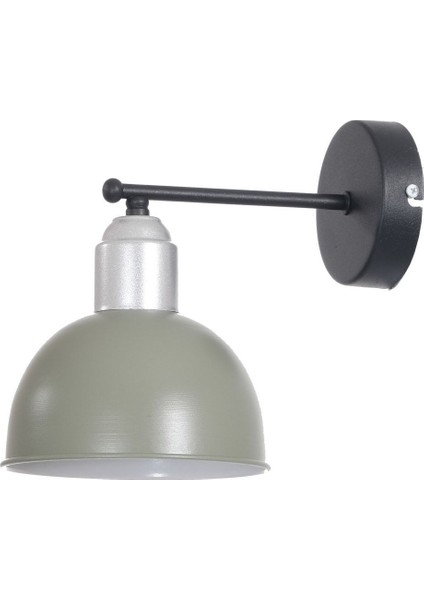 Şirine Modern Tasarım Salon - Mutfak - Yatak Odası - Yeşil Gri Renk Duvar Aplik