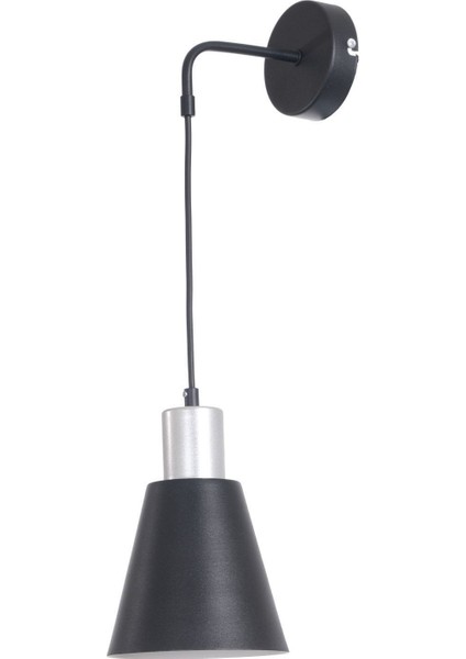 Trend Baston Modern Tasarım Salon - Mutfak - Yatak Odası - Siyah Gri Renk Duvar Aplik