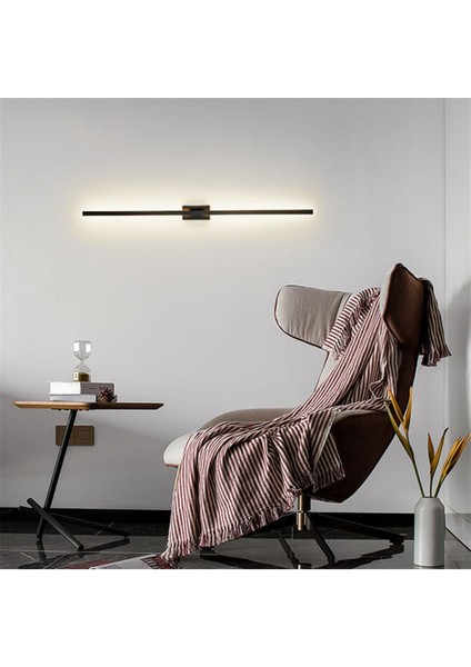 Duvar Aydınlatması,çubuk Aplik,lamba,modern LED 70 cm Q16MM SIYAH-6500K fiyatları